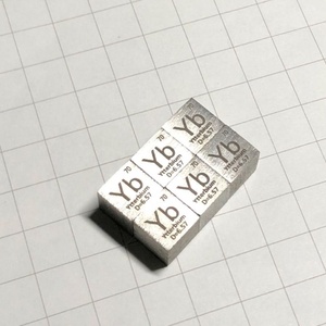 Ytterbium Khối Lập Phương Mật Độ 10Mm Kim Loại Nguyên Chất 99.99% Cho Bộ Sưu Tập Nguyên Tố - Product Image 4