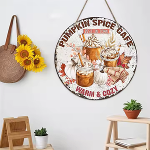 <strong>Cafe</strong> Wall Hanging <strong>Decorations</strong> Doorplate Custom Door Signs Wall Hanging <strong>Decor</strong> - Product Image 5