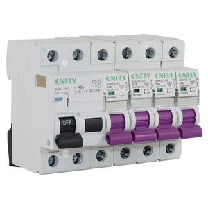 CNFLY MCB RCCB Series 240/415V 1POLE 16A 25A 32A 40A 50A 63A Power Electrical Distribution System Circuit Breaker - Product Image 1