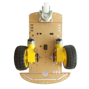 2WD Robot Smart Car Kit Tracking Motor Chassis Starter Kit <strong>Remote</strong> <strong>Control</strong> Car Chassis DIY Tricycle