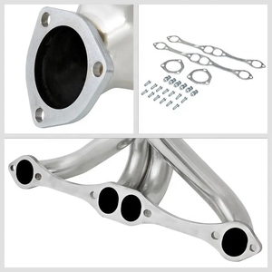 Exhaust <strong>Header</strong> for Chevy/GMC Small Block Hugger SBC V8 305 <strong>327</strong> 350 400 Engine - Product Image 2