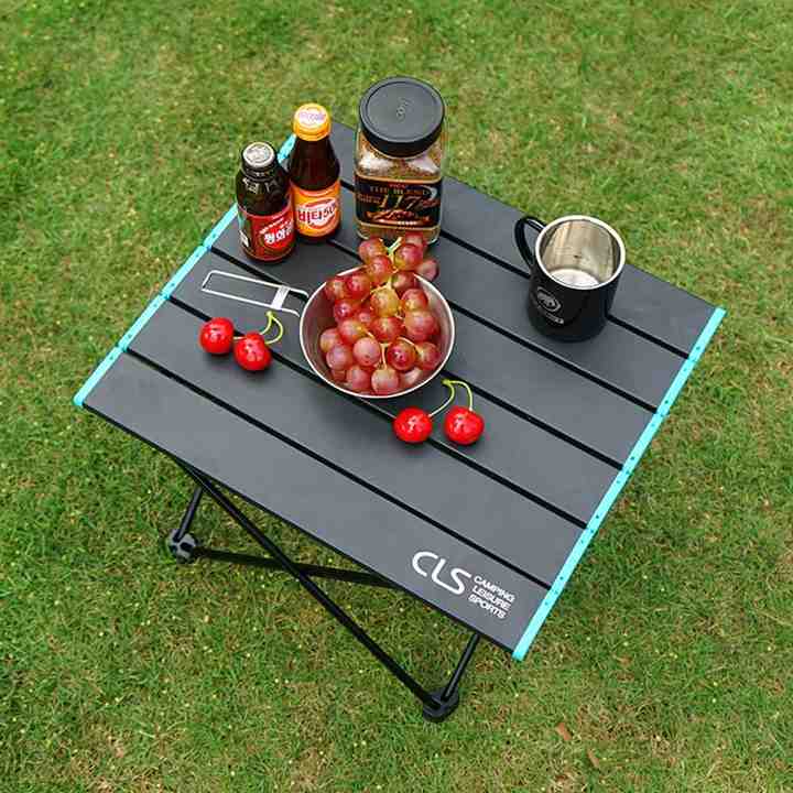 Kleiner Klapptisch im Freien Einfacher zusammen klappbarer Mini-Schreibtisch Tragbarer Camping-Angel zug tisch