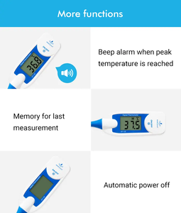 Digital Veterinary <strong>Thermometer</strong> Flexible Waterproof Instant Reading Premier Pet <strong>Thermometers</strong> <strong>with</strong> <strong>Memory</strong> <strong>Function</strong> - Product Image 5