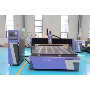 Grande Formato 2000*3000mm Economia Modelo ACCTEK <span class=keywords><strong>CNC</strong></span> Máquina De Corte 2030 2040 <span class=keywords><strong>CNC</strong></span> <span class=keywords><strong>Router</strong></span> Auto Ferramenta Changer Máquina De Gravura
