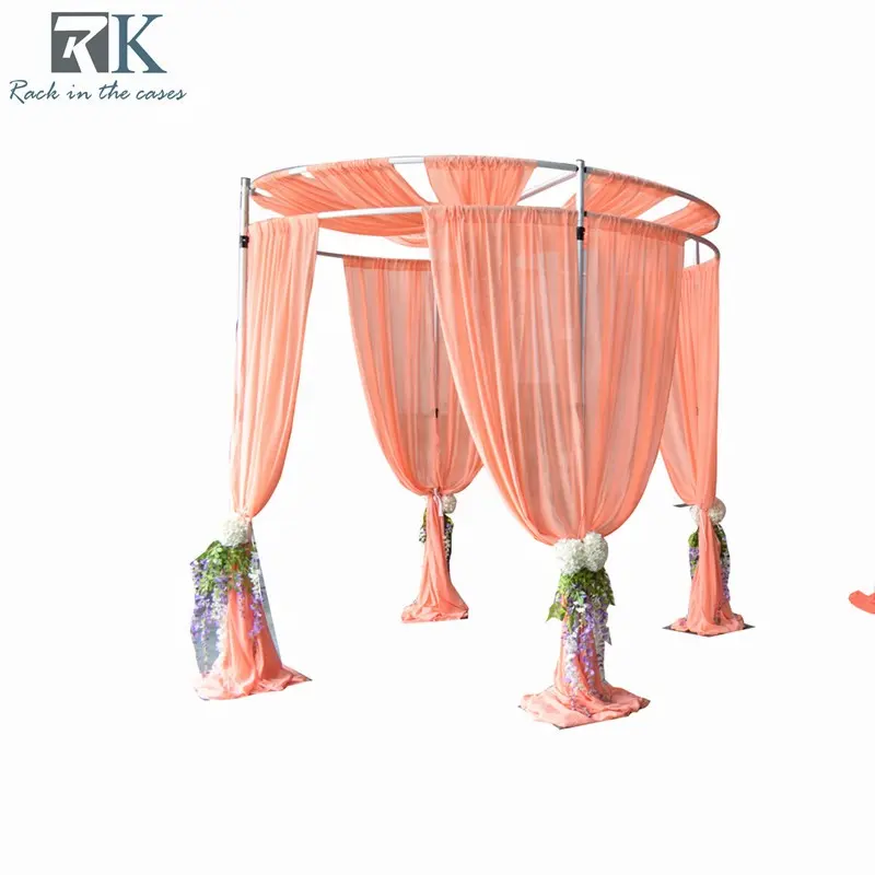 Eventi tubo di tenda rotonda e sfondo cerchio drappo Stand decorazione di nozze