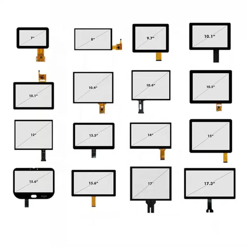 10,1 "resistiver Vierdraht-Touchscreen mit oder ohne Controller Verschiedene kapazitive Widerstands bildschirme und Zubehör