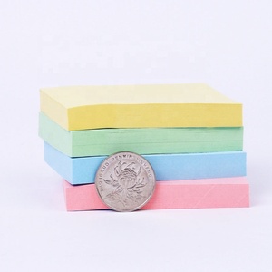 Venda quente personalizado neon cor pastel memorando claro notas adesivas personalizáveis <span class=keywords><strong>pad</strong></span>