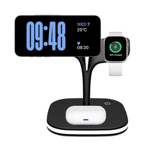 15w磁気スリーインワン5In1ワイヤレス高速充電器ドックブラケットステーションforApple 15 14スタンバイ3In1ワイヤレス充電器 - Product Image 1