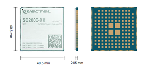 Quectel SC200E Series Módulo inteligente Android Sistema de red múltiple Módulo inteligente LTE Soporte Wi Fi y BLE - Product Image 3