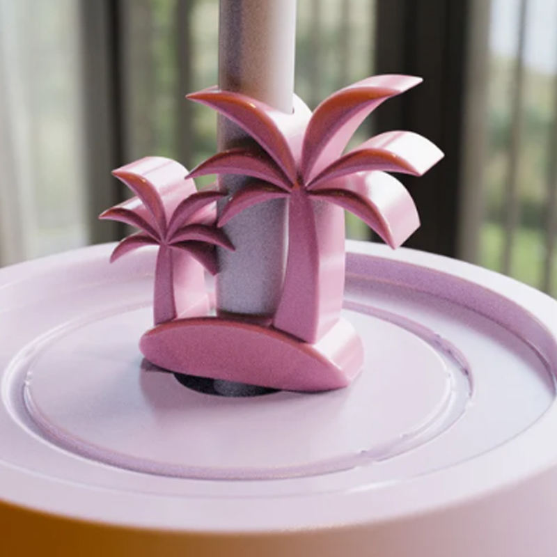 Árbol de coco-Rosa