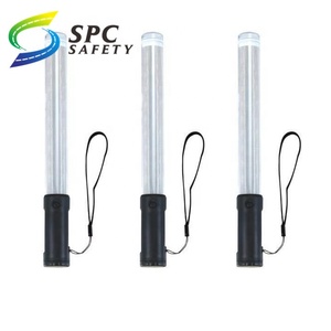 คู่มือการจอดรถกลางแจ้ง36ซม. คำสั่ง Led Trafic Wands ทิศทางความปลอดภัยสาธารณะการจราจรมือถือสัญญาณไฟ Batons พร้อมไฟฉาย - Product Image 2