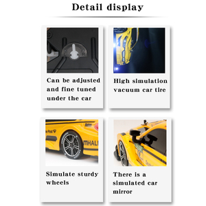 1:16 ölçekli M4 DTM yarış araba Die Cast RC araba modeli oyuncak işık fonksiyonu ile Diecast oyuncak araçlar RC araba çocuk hediyeler - Product Image 5