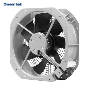 Seemtek 250mm EC <strong>Motor</strong> Speed <strong>Control</strong> Square Aluminum Frame 230v Axial Fan - Product Image 2