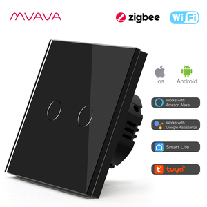 Dispositivo de automatización inteligente para el hogar, interruptor de luz LED, Zigbee 3,0, Tuya, 2 entradas - Product Image 2