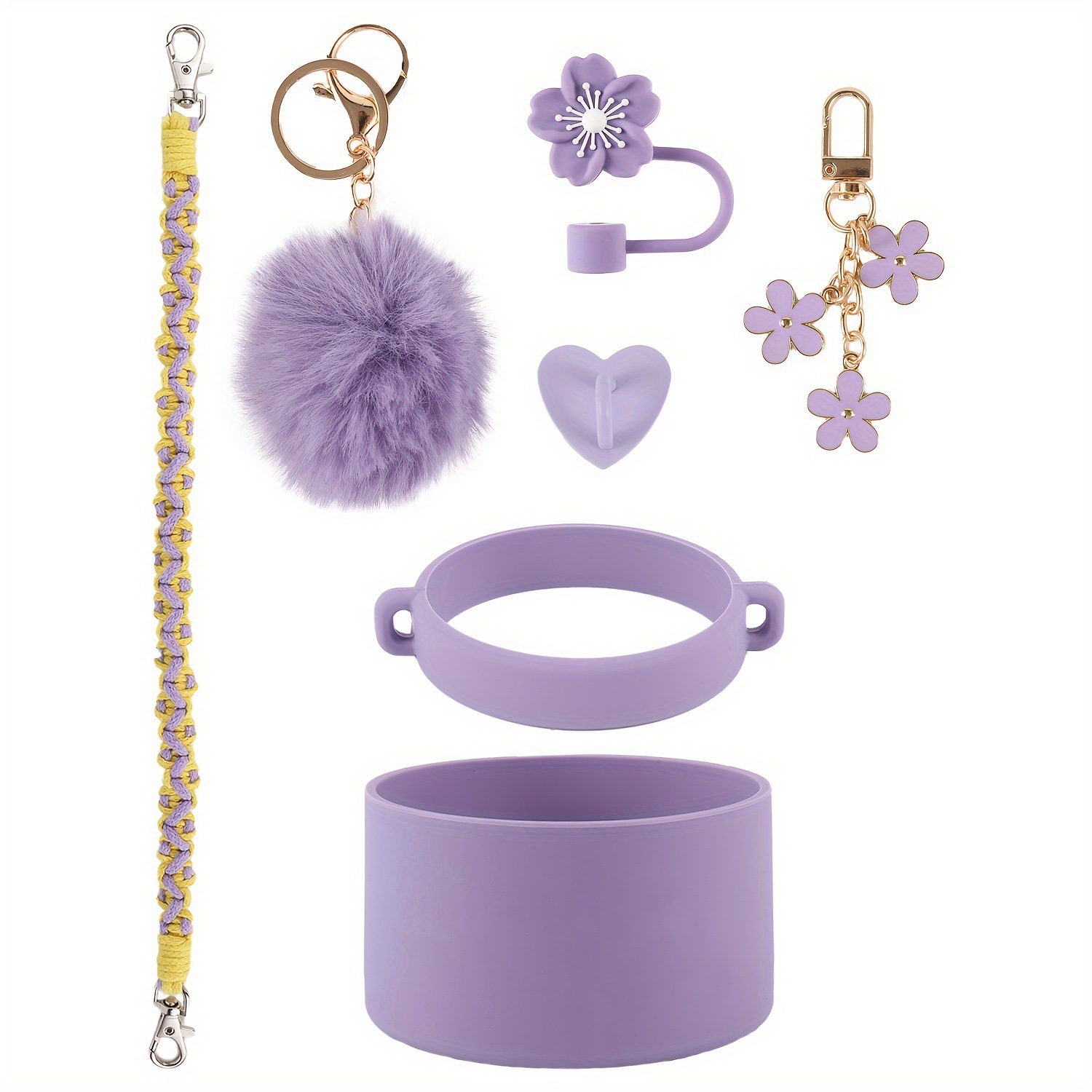 traje morado