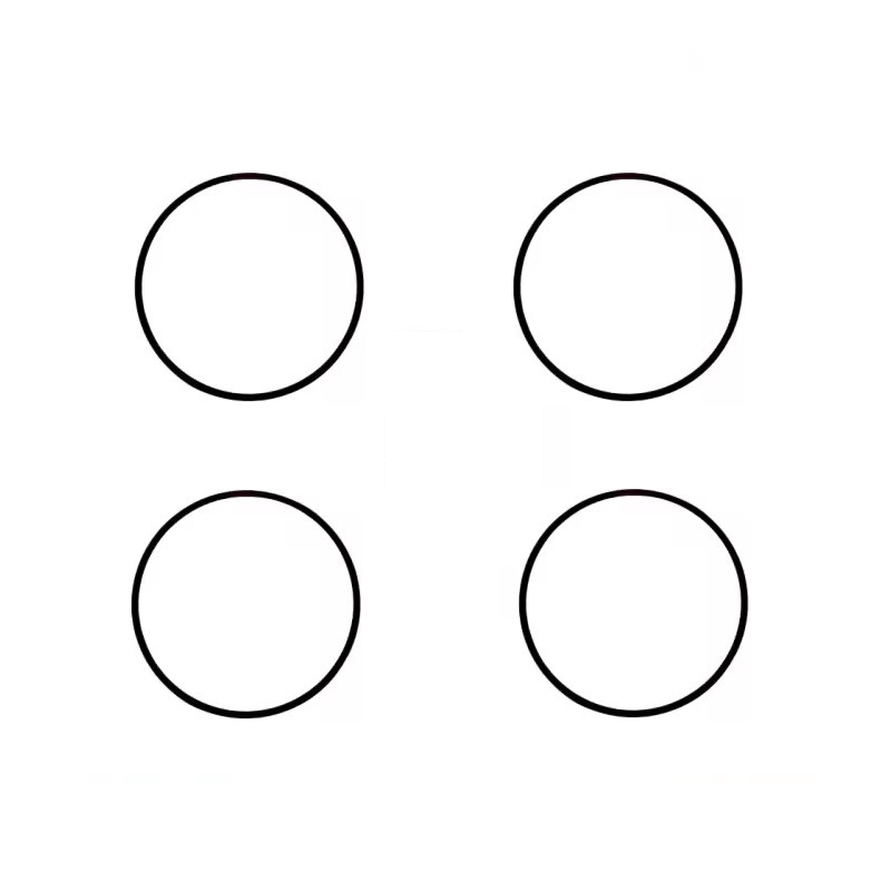 Transparente (4 piezas)