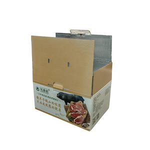 Nakliye dondurulmuş et için su geçirmez ambalaj kağıt yalıtım karton kutu yalıtımlı kutu - Product Image 6