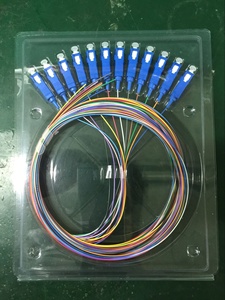 OS2 SC UPC 12ファイバージャケットなしピグテール0.9mmカラーコードOFNR 2m 4G 3G GSM TCP POEネットワーク用 - Product Image 3