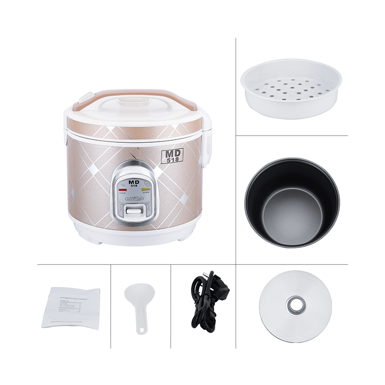 Classic simple design one key control commercial convenient electric rice cooker pot