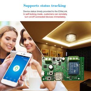 EweLink APP DC 5V 12V 24V 7-32V FAI DA TE 1 Canale Jog Impulsi di Auto-bloccaggio WIFI Casa Intelligente Senza Fili Interruttore di Controllo Remoto con Alexa - Product Image 6