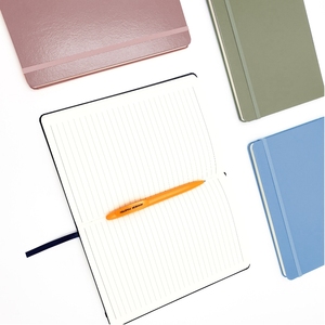 Cadernos personalizáveis do diário pontilhado impresso planejador personalizado da moda de couro encadernação promoção caderno