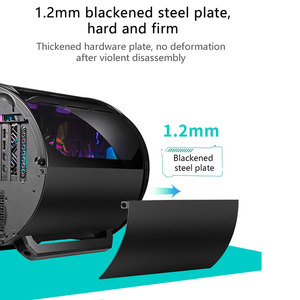 Lovingcool yeni stil Pc durumda ATX/M-ATX Form faktörü masaüstü oyun için USB ve ses portları ile mikro ATX anakart destekler - Product Image 5