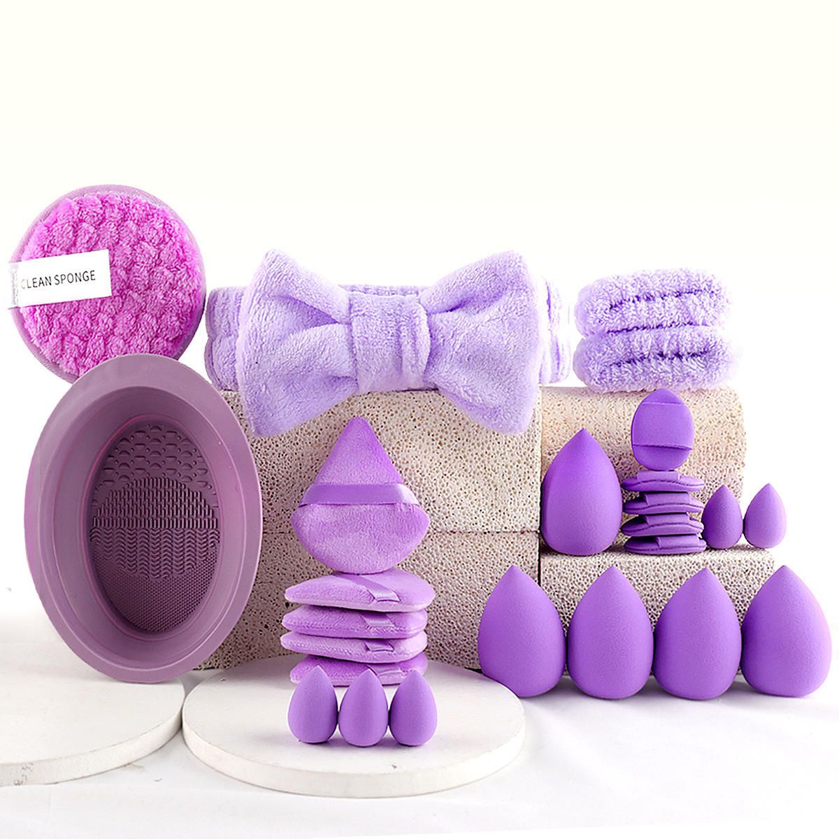 25 piece set-purple