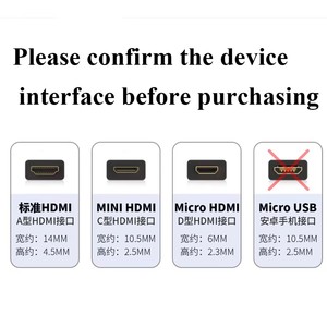 Nastro FPV connettore compatibile HDMI cavo piatto flessibile Raspberry Pi 4 Micro HDMI a HDMI/Mini HDMI femmina 90 gradi FFC 20pin - Product Image 6