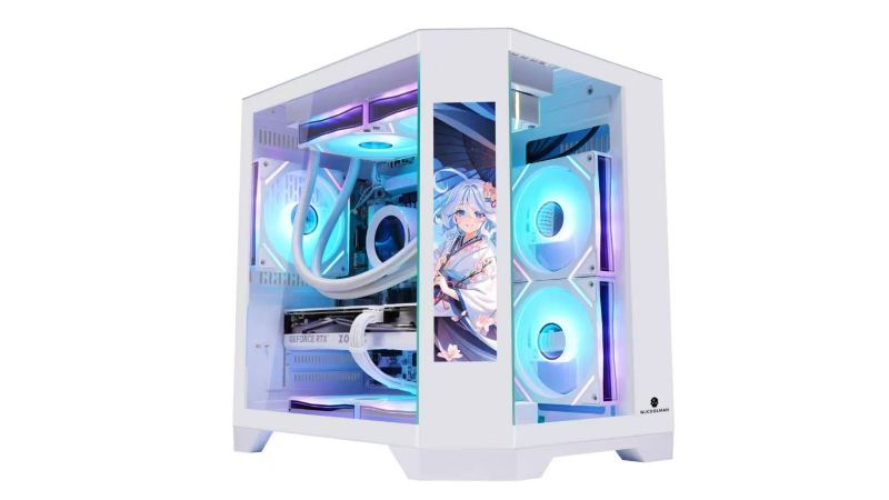 White mini screen