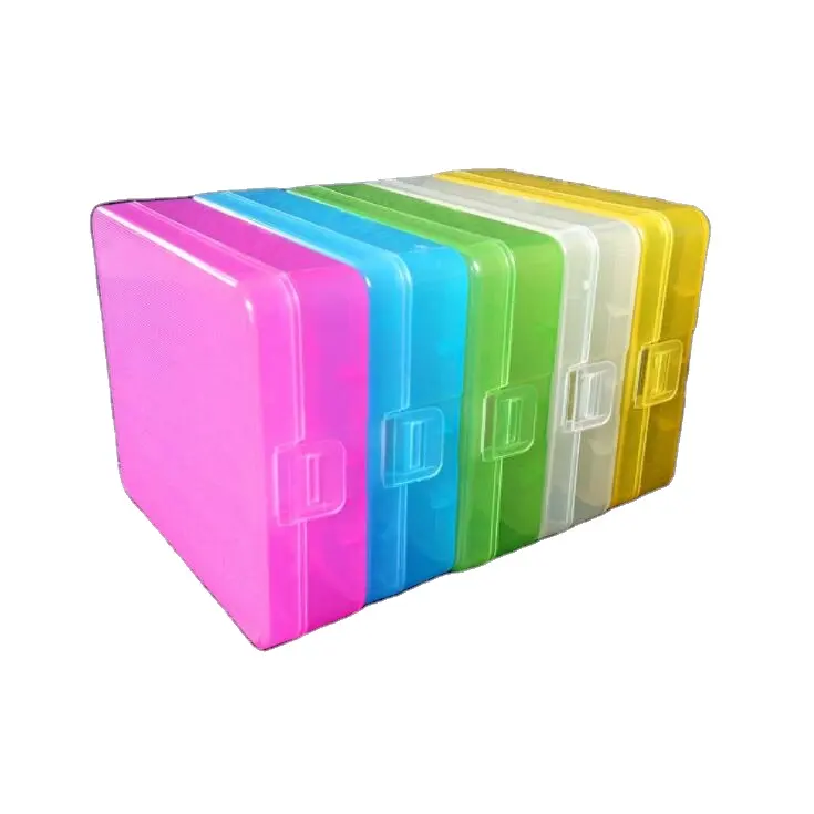 Caja de almacenamiento de plástico con soporte para batería 18650, caja organizadora