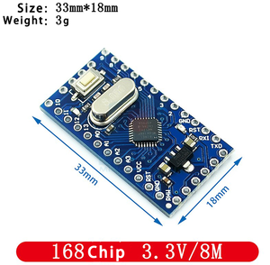 Lorida Nano <strong>Pro</strong> <strong>Mini</strong> Development Board Improved 5V 16M 3.3V 8M ATMEGA328P Chip Electronic Building Block Kit