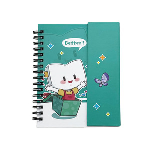 Nuevo Bloc de notas de papel creativo de tres pliegues A3 que cambia de Color, cuaderno de oficina de negocios con logotipo impreso - Product Image 1