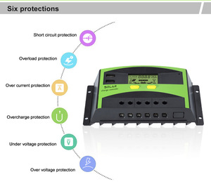 Intelligenter Solar regler 12V/24V 48V AC/DC-Energie system 10A 20A 30A 40A 50A 60A PWM Solar laderegler - Product Image 3