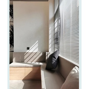 Puerta de baño con panel persiana de PVC al por mayor con persiana de alta sombra, Marco Integrado, persiana de ventanas para uso en el baño - Product Image 3