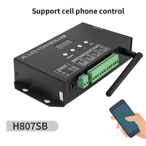 H807SB <strong>WiFi</strong> APP SD CARD Programmable 5V 12V 24V 4096 Pixel 8208 2815 2811 1903 2812 <strong>DMX</strong> <strong>LED</strong> Build Dream Lights <strong>LED</strong> <strong>Controller</strong> - Product Image 4