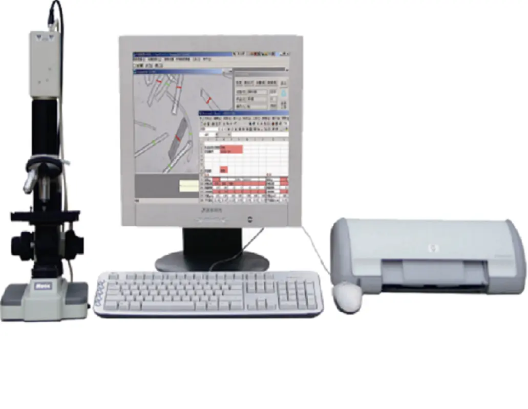 AATCC 20A FZ/T30003 Medidor de análisis de finura de tela no tejida Analizador de finura de tela
