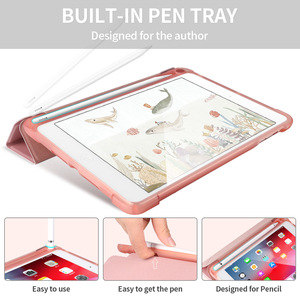 PU Leather Folio Case for IPard Air 4 Folding Stand Auto Sleep Wake Protective Smart <strong>Cover</strong> for <strong>iPad</strong> 10.<strong>2</strong> Inch - Product Image 4