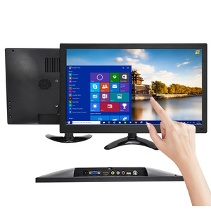 Monitores de escritorio con pantalla táctil 15 15,6 17 pulgadas PC TFT LCD Monitor de pantalla táctil capacitiva para quiosco de autoservicio - Product Image 1