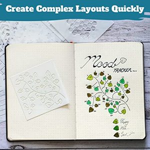 Giấy Nến Kế Hoạch Di Động-Giấy Nến Nhật Ký Hình Vuông Nhỏ X16 Với Các Mẫu Cho Máy Theo Dõi Thói Quen, Lịch, Danh Sách Kiểm Tra, Bữa Ăn Pla - Product Image 4