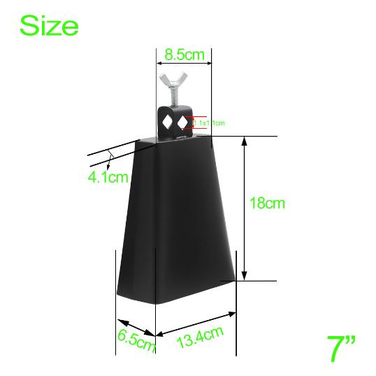 7 inch-Black
