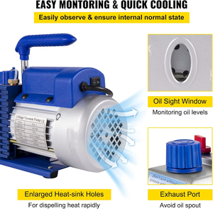 Vacuum Pump for Car air Conditioning Diagnosis and Maintenance Refrigerant <strong>Addition</strong> - Product Image 4