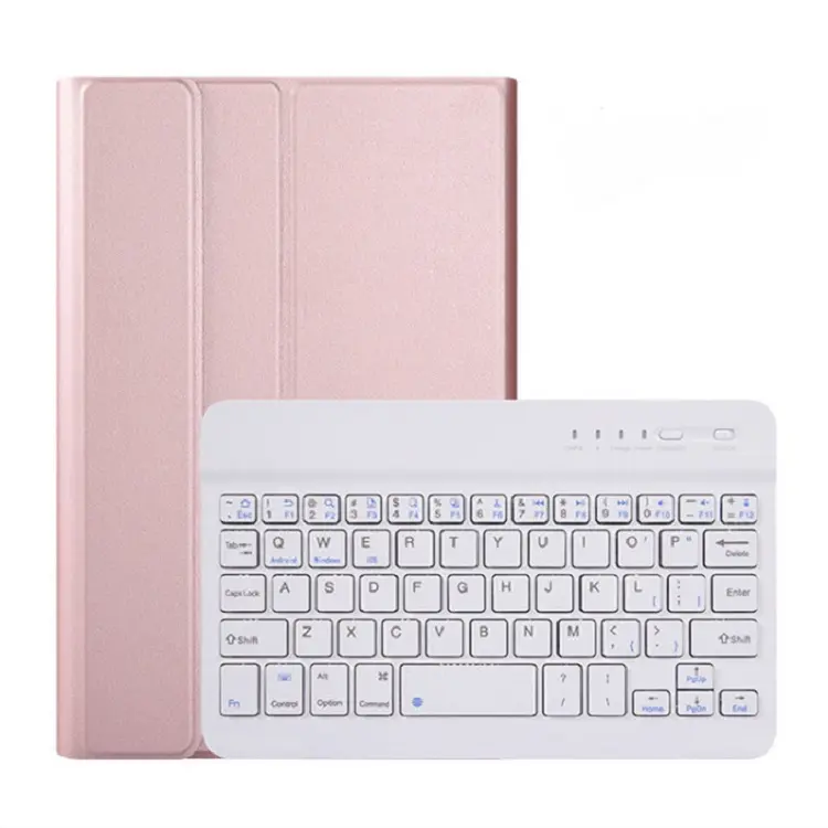 Stand design leather tablet case with wireless keyboard cover for Samsung Galaxy Tab S6 Lite 10.4 Inch P610