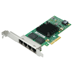 Tarjeta de red Gigabit PCIe de 4 puertos Chip Intel 350 con grado industrial de descarga TCP/UDP para computación en la nube y clúster de servidores - Product Image 5