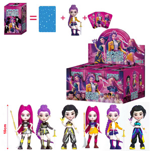 10cm Kpop Hunter Quỷ cô gái đội hình hộp mù hình thiết lập, máy tính để bàn trang trí, Keychain, mù hộp hình k <span class=keywords><strong>Pop</strong></span> Thợ Săn Quỷ bức tượng - Product Image 2