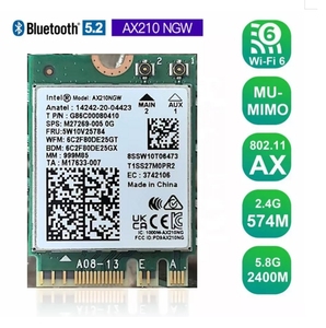 EDUP 2400Mbps Tri-Band 2.4G/5.8G/6GHz AX210 NGFF <span class=keywords><strong>Wifi</strong></span> Adapter 6E bt5.2 M.2 in-tel ax210ngw cho máy tính xách tay - Product Image 5