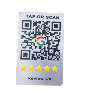 Scheda di revisione Google NFC con Logo di stampa personalizzata con codice Qr programmabile - Product Image 4