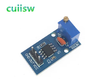DC 5V 12V NE555 Arduinoスマートカー用の調整可能な抵抗周波数パルス発生器モジュールシングルチャネル出力 - Product Image 4