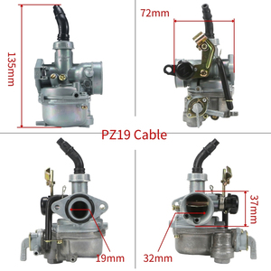 Pz19 19mm Bộ chế hòa khí Cáp Choke cho Hòa Bình EAGLE mát thể thao sunl NST taotao Redcat mát thể thao LONCIN Clone ATV Điều kiện Mới - Product Image 6