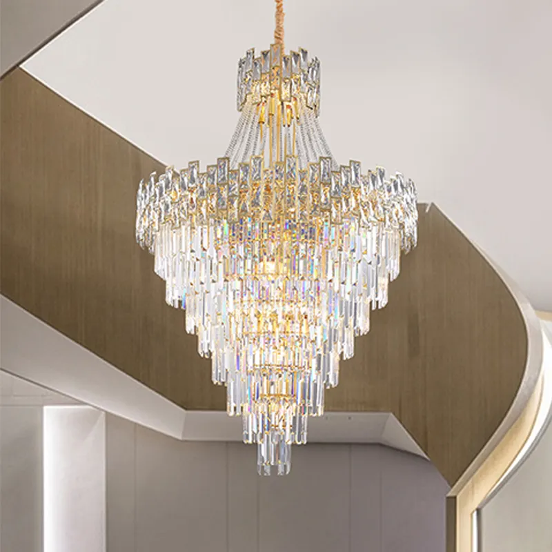 Художественный декоративный светильник, роскошный латунный круглый стеклянный Потолочный подвесной светильник, кольцевая Люстра для гостиной