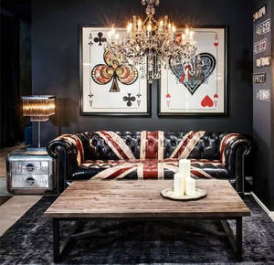 Bar hôtel meubles style vintage 2 places en cuir <span class=keywords><strong>chesterfield</strong></span> canapé vip bouton tufté discothèque meubles salon club canapé - Product Image 5